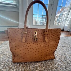 Brook’s Brothers genuine, ostrich handbag!